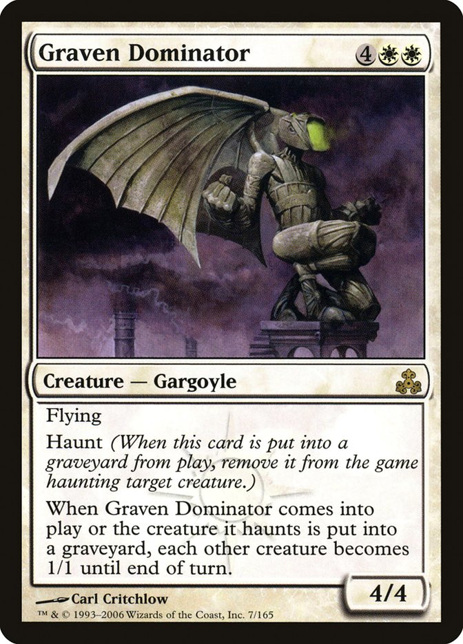 Graven Dominator [Guildpact] Foil