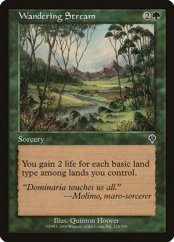 Wandering Stream [Invasion] Foil
