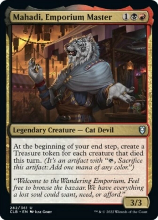 Mahadi, Emporium Master [Commander Legends: Battle for Baldur's Gate] Foil