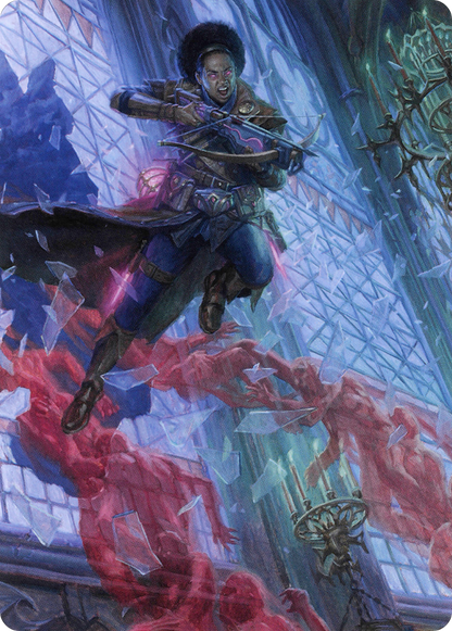 Kaya, Geist Hunter // Kaya, Geist Hunter  [Crimson Vow Art Series] (Borderless)