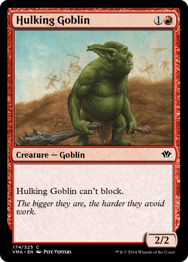 Hulking Goblin  [Vintage Masters]