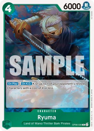 Ryuma (OP06-036) - [Wings of the Captain] Foil