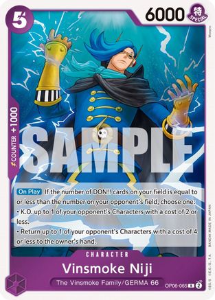 Vinsmoke Niji (065) (OP06-065) - [Wings of the Captain] Foil