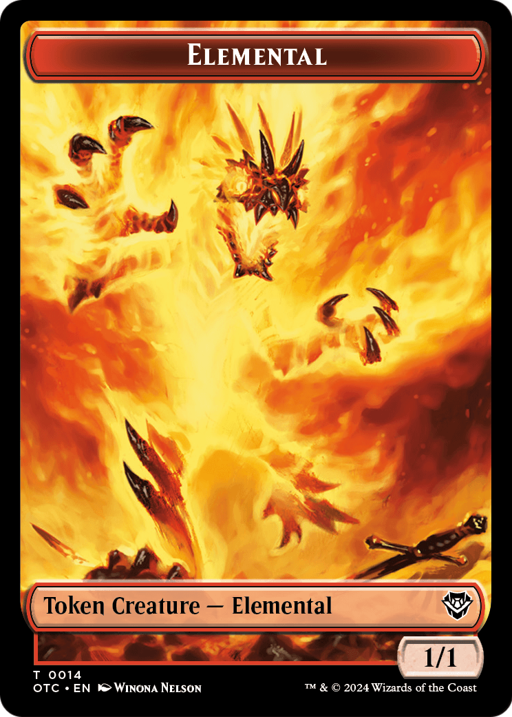Elemental  [Outlaws of Thunder Junction Commander Tokens]