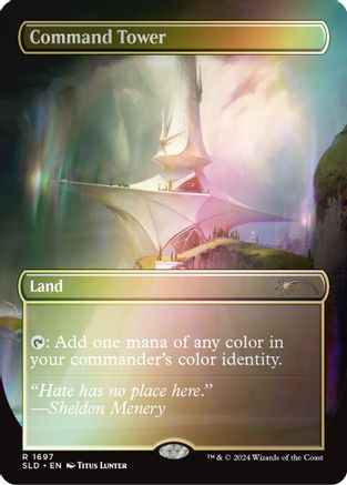 Command Tower (1697) (Rainbow Foil)  [Secret Lair Drop Series] Foil