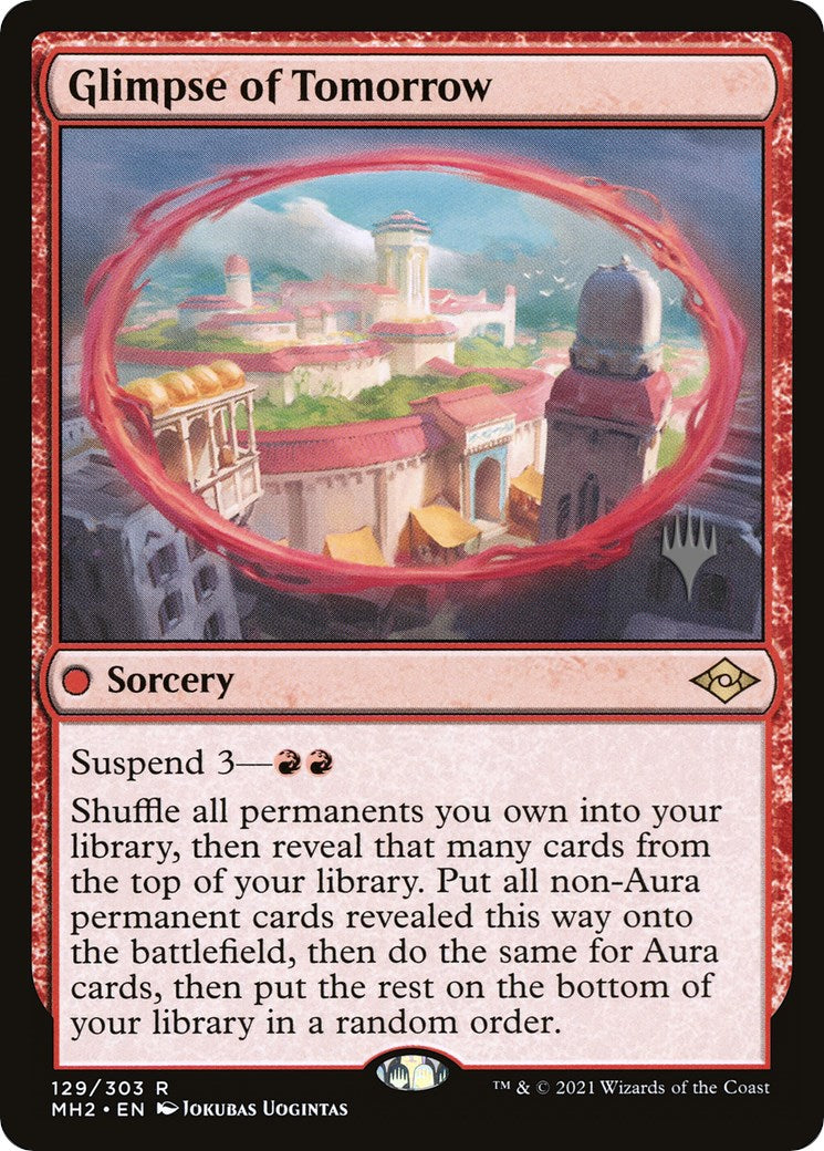Glimpse of Tomorrow (Promo Pack) [Murders at Karlov Manor Promos] Foil