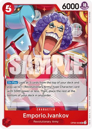 Emporio.Ivankov (OP06-003) - [Wings of the Captain]