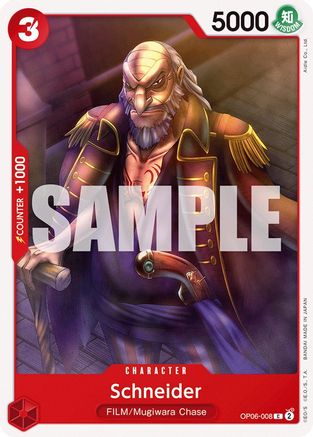 Schneider (OP06-008) - [Wings of the Captain]