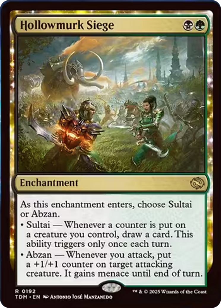 Hollowmurk Siege [Tarkir: Dragonstorm] Foil