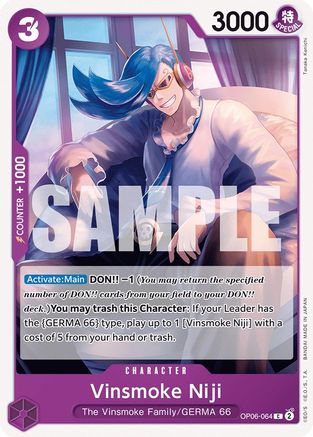 Vinsmoke Niji (064) (OP06-064) - [Wings of the Captain]