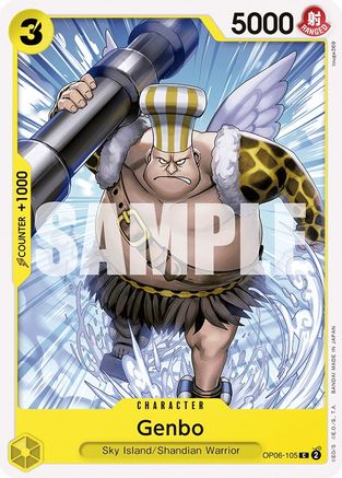 Genbo (OP06-105) - [Wings of the Captain]