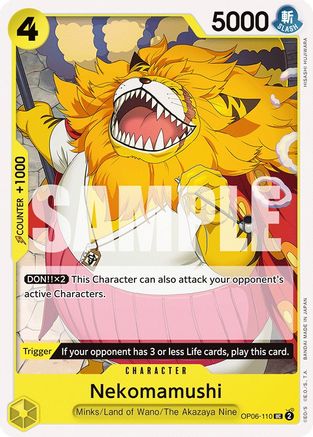Nekomamushi (OP06-110) - [Wings of the Captain]