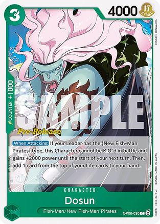 Dosun (OP06-030) - [Wings of the Captain Pre-Release Cards]