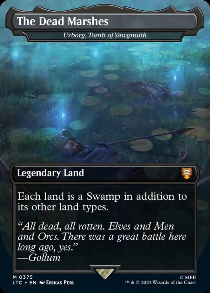 The Dead Marshes - Urborg, Tomb of Yawgmoth [The Lord of the Rings: Tales of Middle-Earth Commander] Foil