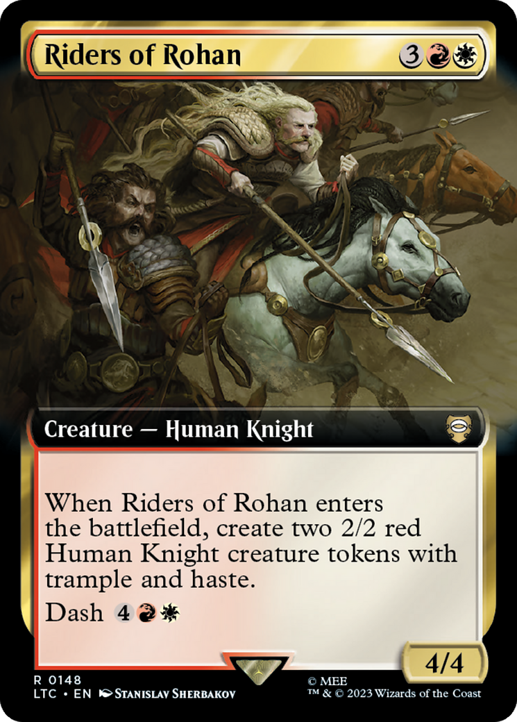 Riders of Rohan (Extended Art) [The Lord of the Rings: Tales of Middle-Earth Commander] Foil