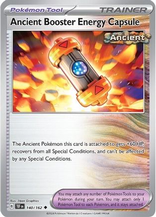 Ancient Booster Energy Capsule (140/162) [Scarlet & Violet: Temporal Forces] Reverse Holofoil