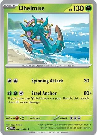 Dhelmise (019/162) [Scarlet & Violet: Temporal Forces] Reverse Holofoil