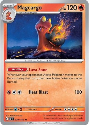 Magcargo (029/162) [Scarlet & Violet: Temporal Forces] Reverse Holofoil
