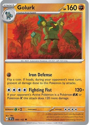 Golurk (088/162) [Scarlet & Violet: Temporal Forces] Reverse Holofoil