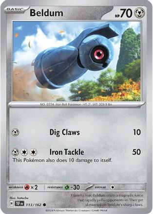 Beldum (113/162) [Scarlet & Violet: Temporal Forces] Reverse Holofoil