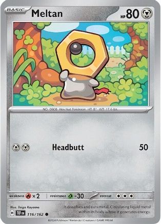 Meltan (116/162) [Scarlet & Violet: Temporal Forces] Reverse Holofoil