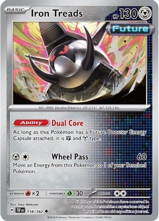 Iron Treads (118/162) [Scarlet & Violet: Temporal Forces] Reverse Holofoil