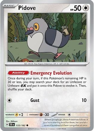 Pidove (133/162) [Scarlet & Violet: Temporal Forces] Reverse Holofoil