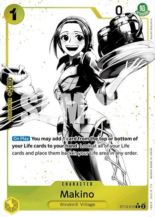 Makino (Parallel) (ST13-012) - [Ultra Deck: The Three Brothers] Foil