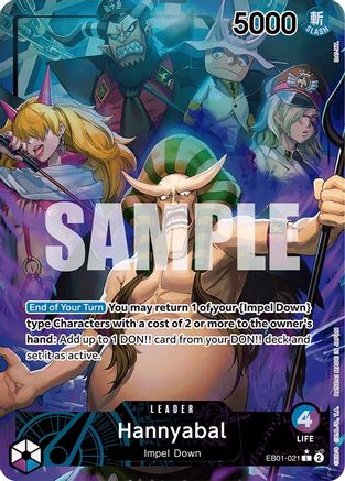 Hannyabal (Alternate Art) (EB01-021) - [Extra Booster: Memorial Collection] Foil