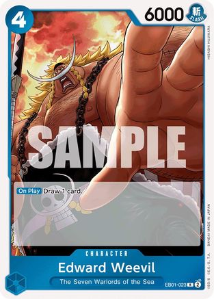 Edward Weevil (EB01-023) - [Extra Booster: Memorial Collection] Foil
