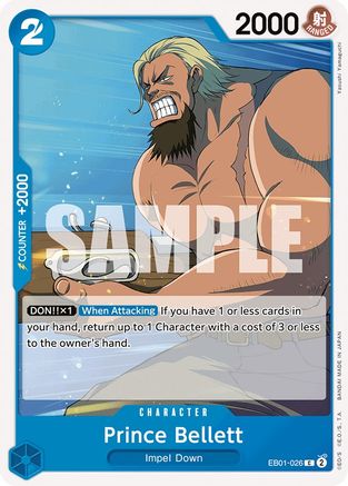 Prince Bellett (EB01-026) - [Extra Booster: Memorial Collection]