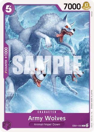 Army Wolves (EB01-032) - [Extra Booster: Memorial Collection]