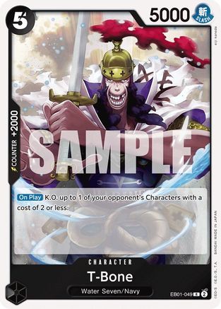 T-Bone (EB01-049) - [Extra Booster: Memorial Collection] Foil