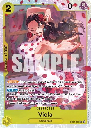 Viola (EB01-052) - [Extra Booster: Memorial Collection] Foil