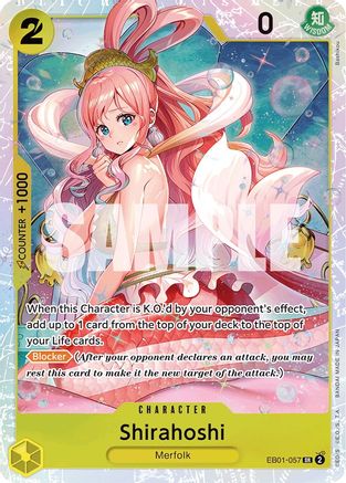 Shirahoshi (EB01-057) - [Extra Booster: Memorial Collection] Foil