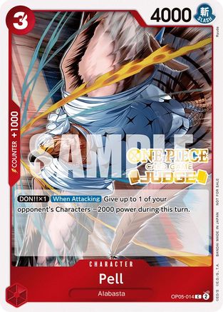 Pell (Judge Pack Vol. 3) (OP05-014) - [One Piece Promotion Cards] Foil