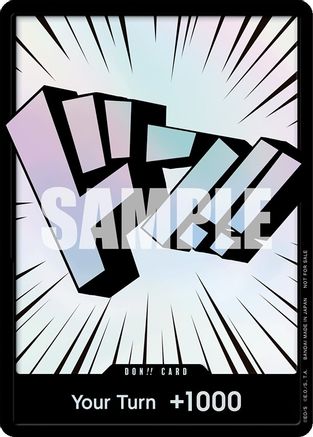 DON!! Card (3D Text) - [One Piece Promotion Cards] Foil