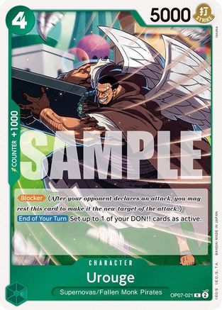 Urouge (OP07-021) - [500 Years in the Future] Foil