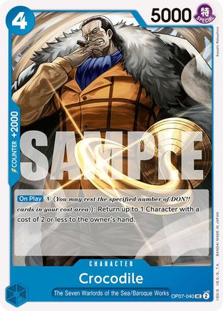 Crocodile (OP07-040) - [500 Years in the Future]