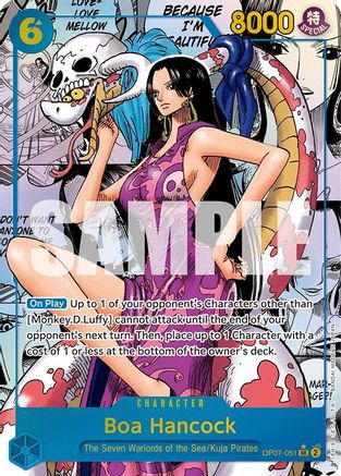 Boa Hancock (051) (Parallel) (Manga) (OP07-051) - [500 Years in the Future] Foil