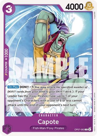 Capote (OP07-063) - [500 Years in the Future]