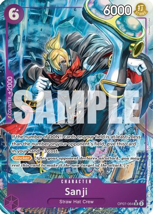 Sanji (Parallel) (OP07-064) - [500 Years in the Future] Foil