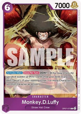 Monkey.D.Luffy (073) (OP07-073) - [500 Years in the Future] Foil