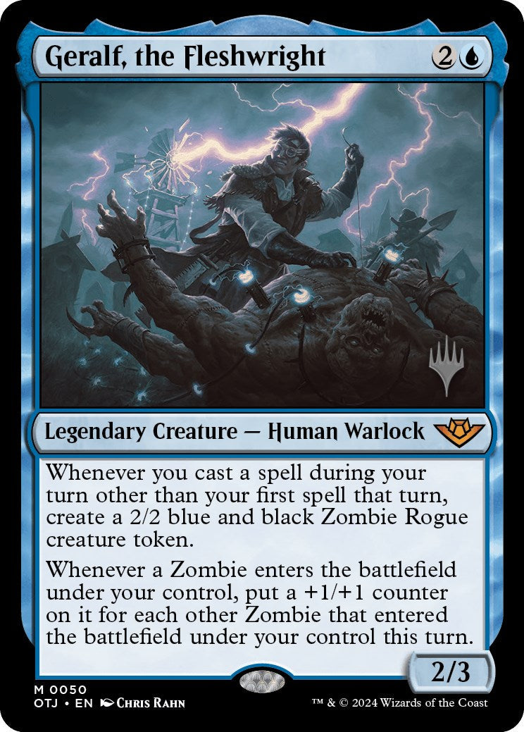 Geralf, the Fleshwright (Promo Pack) [Outlaws of Thunder Junction Promos] Foil