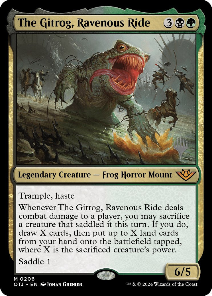The Gitrog, Ravenous Ride (Promo Pack) [Outlaws of Thunder Junction Promos] Foil
