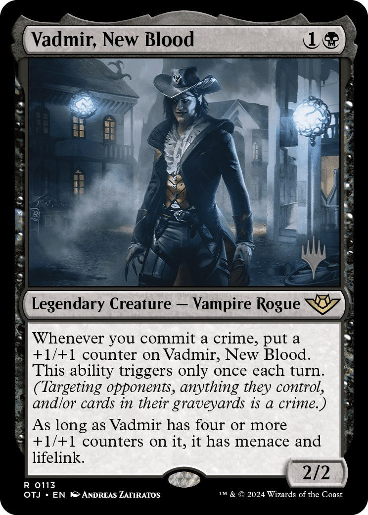 Vadmir, New Blood (Promo Pack) [Outlaws of Thunder Junction Promos] Foil