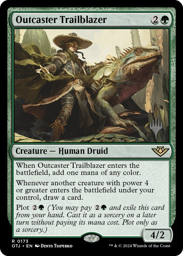 Outcaster Trailblazer (Promo Pack) [Outlaws of Thunder Junction Promos] Foil