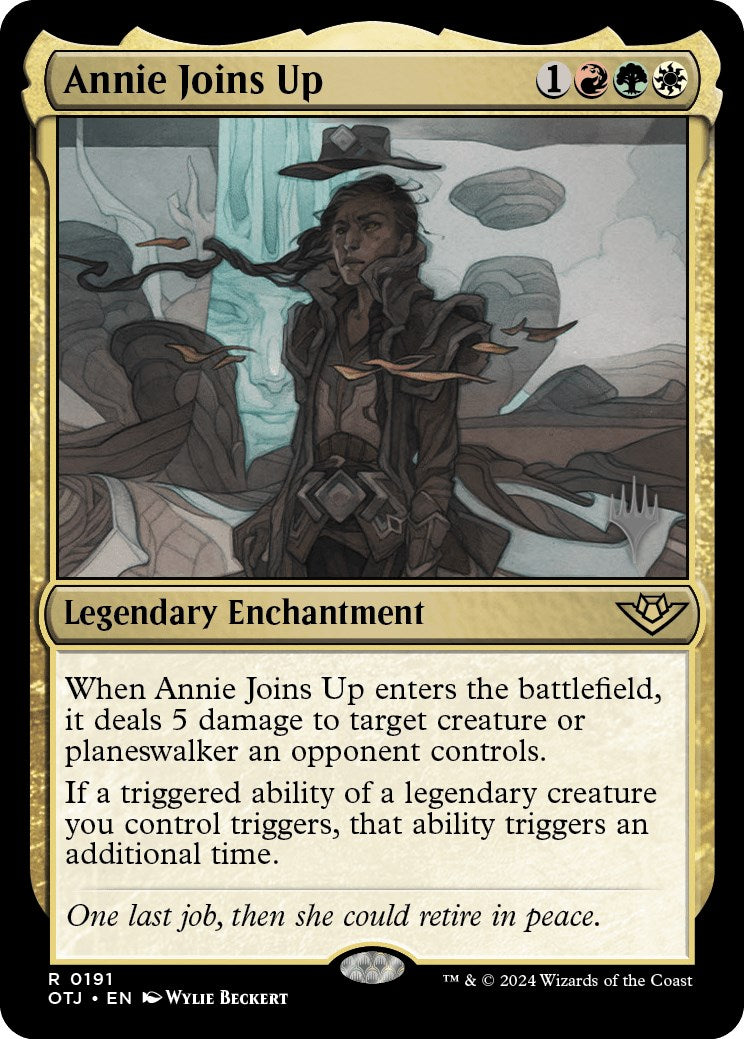 Annie Joins Up (Promo Pack) [Outlaws of Thunder Junction Promos] Foil