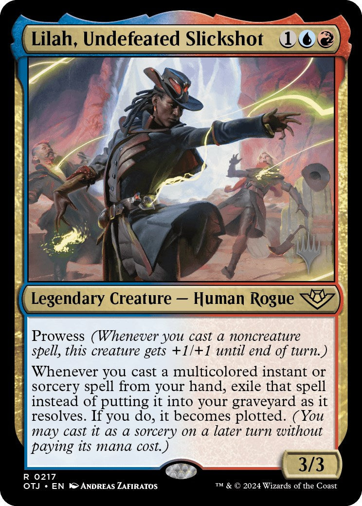 Lilah, Undefeated Slickshot (Promo Pack) [Outlaws of Thunder Junction Promos] Foil