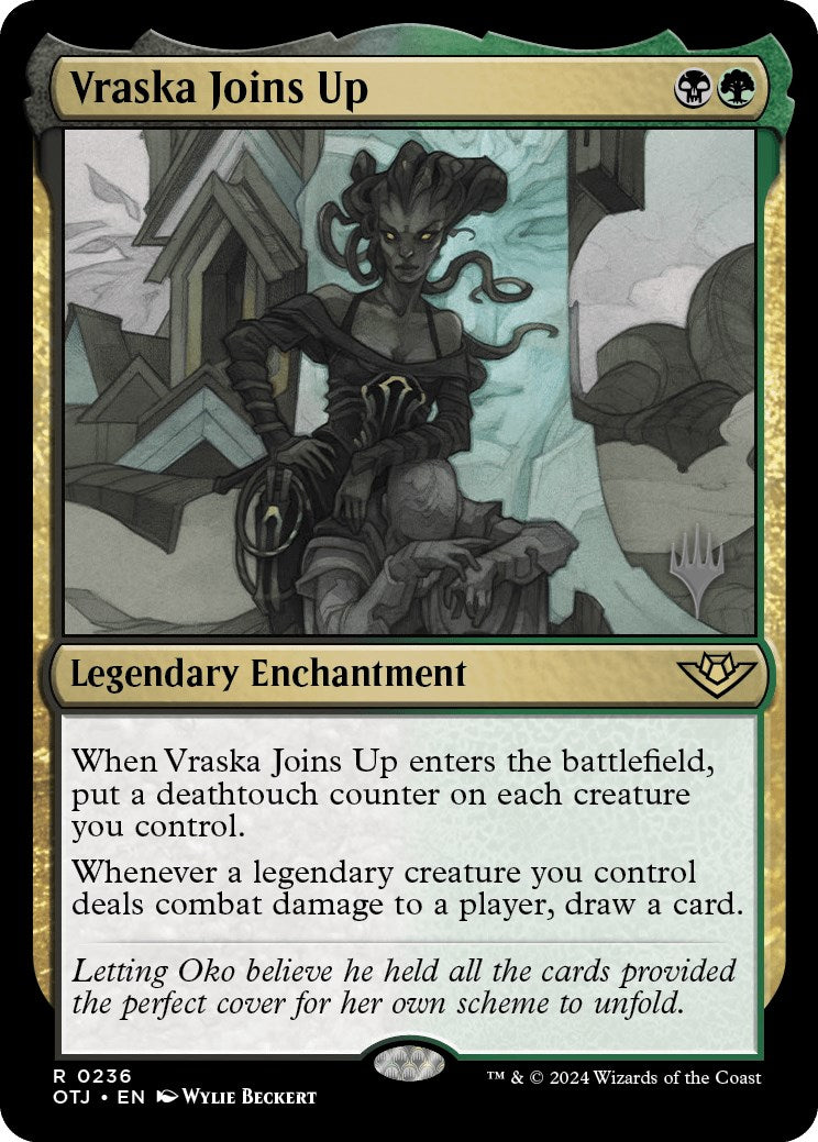 Vraska Joins Up (Promo Pack) [Outlaws of Thunder Junction Promos] Foil